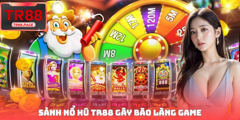 Sảnh nổ hũ TR88 gây bão làng game